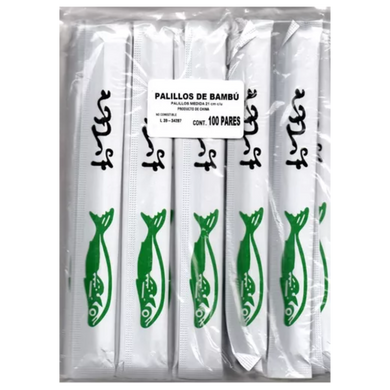 OHASHI PIEZA BAMBU 100 PARES