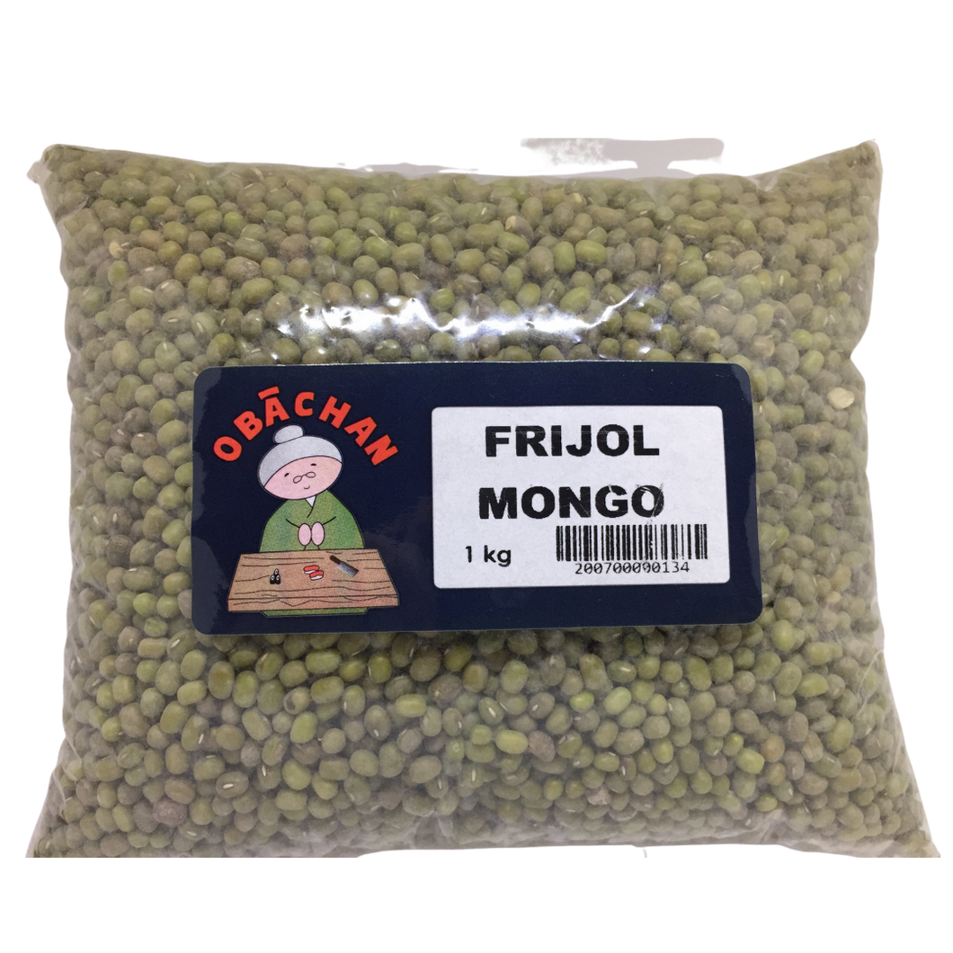 FRIJOL MONGO VERDE 1KG (REENVASADO)